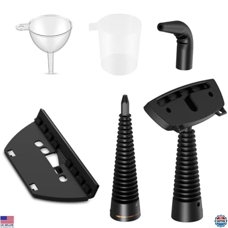 EM-317 Steam Cleaner Accessories Kit: Fabric Steamer, Window Tool, Nozzle & More