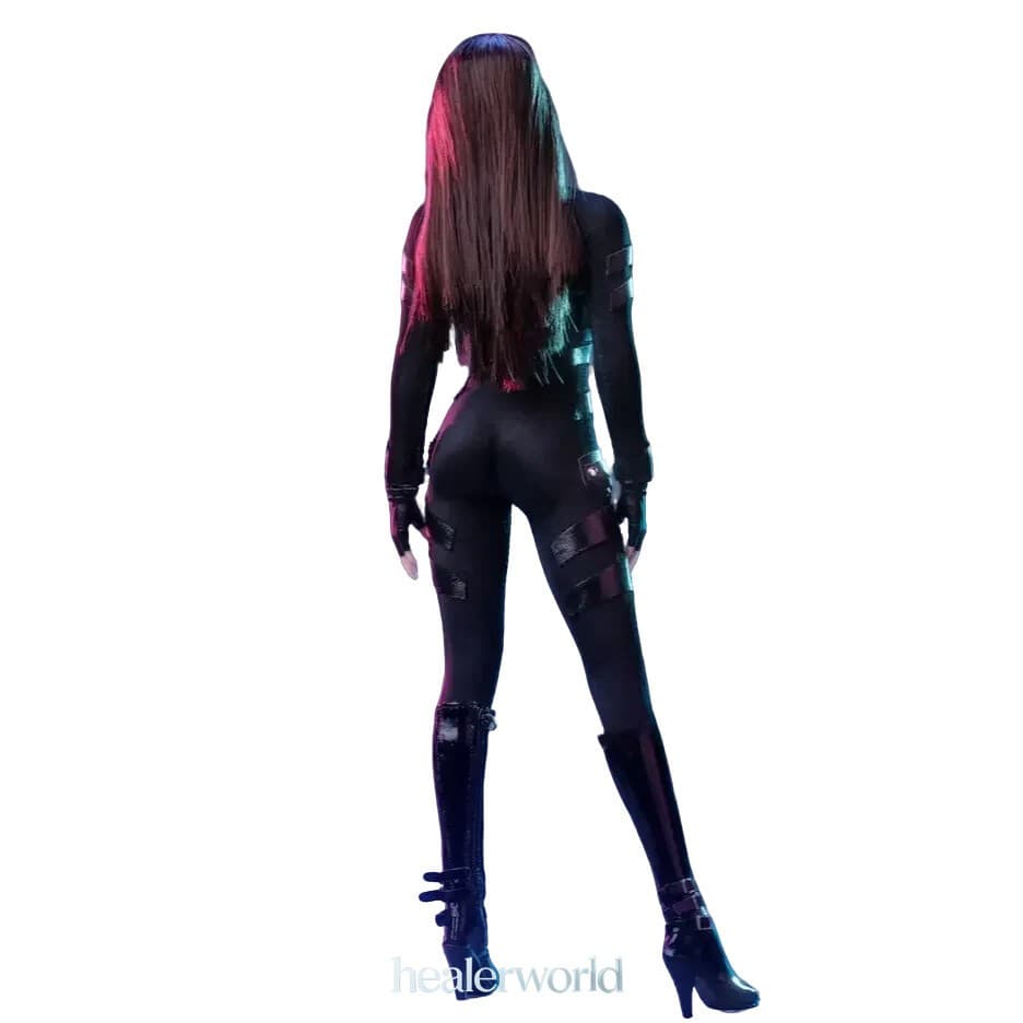 1/6 Scale Female Bodysuit Belt Clothes Fit 12" Action Figure Collectibles PH TBL