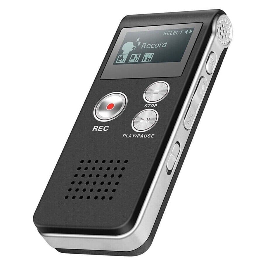 Digital Voice Recorder Dictaphone Audio Sound Recorder Mini Spy Lecture 2024 US