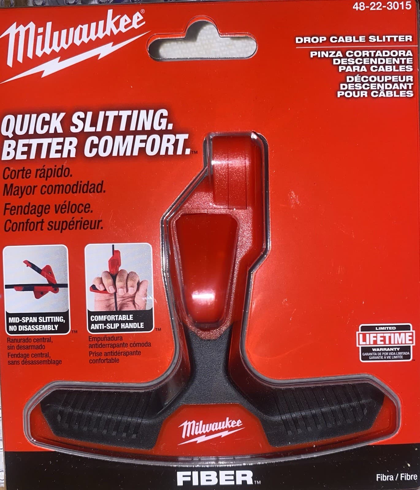 Milwaukee 48-22-3015 Fiber Optic Drop Cable Slitter