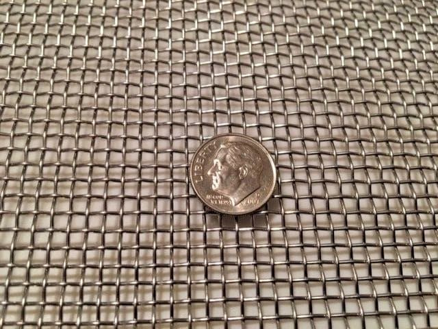 Stainless Steel Wire Mesh - 304 Mesh #8 .032 Wire Cloth Screen 6"x 12"