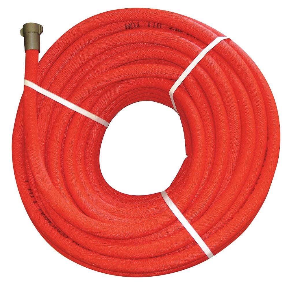 ARMORED REEL G541ARMRE50N Fire Hose,50 ft,Red,Polyester 11C281
