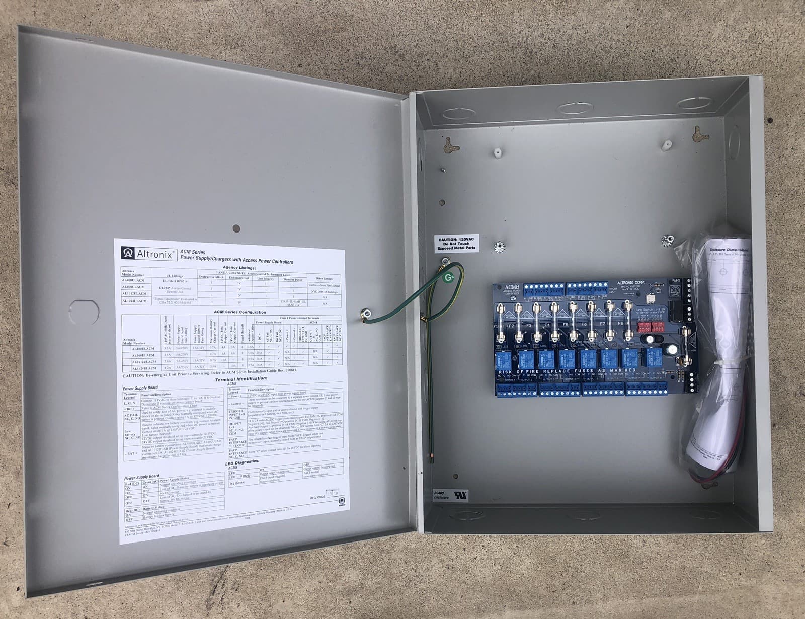 NEW Altronix Access Power Controller AL600ULACM