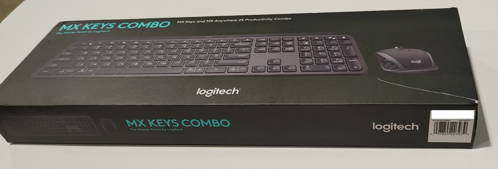 Logitech MX Keyboard Anywhere 2S Mouse Combo Wireless Bluetooth keys master NEW