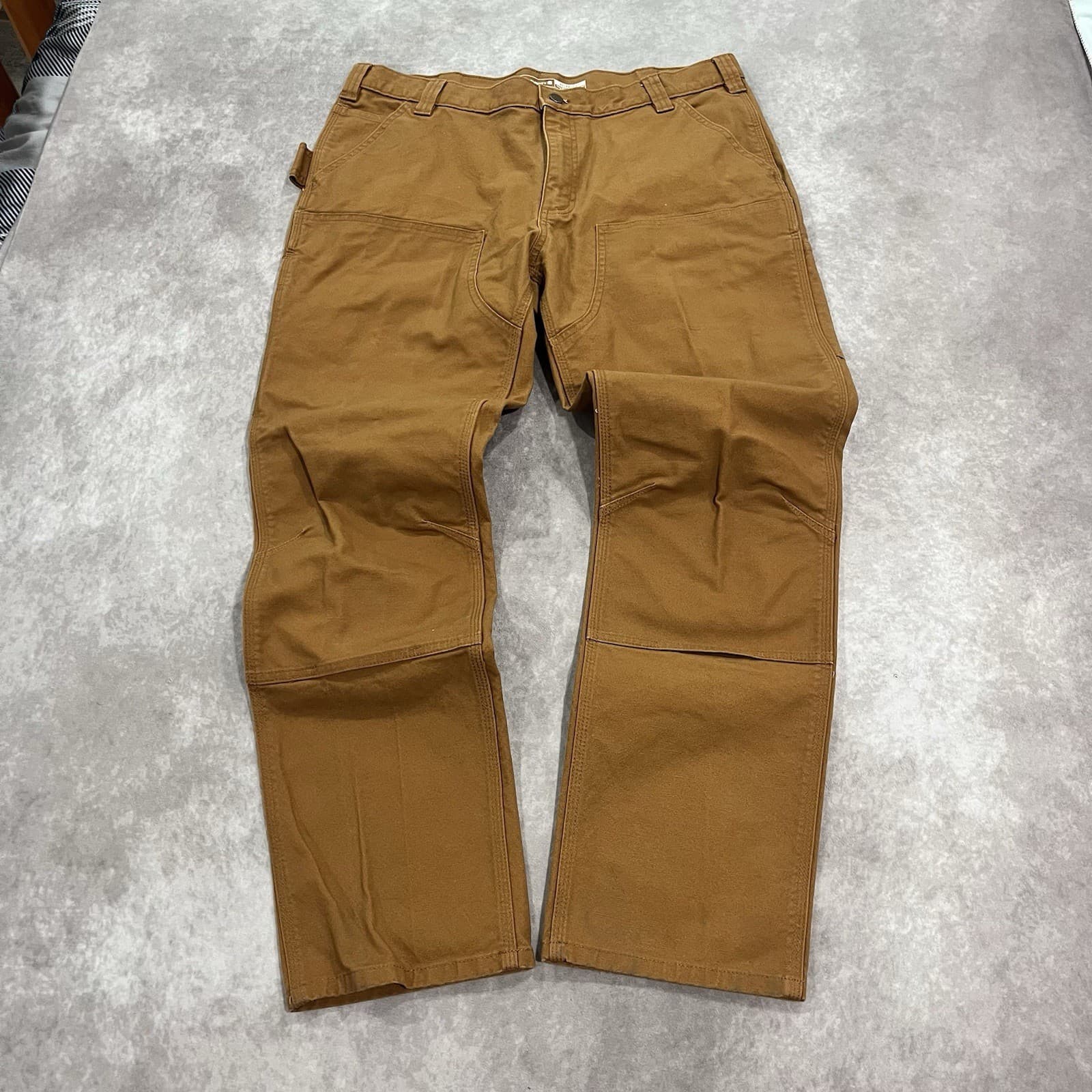 Carhartt BN3340-M Rugged Flex Relaxed Fit Duck Double Front Utility Work Pants