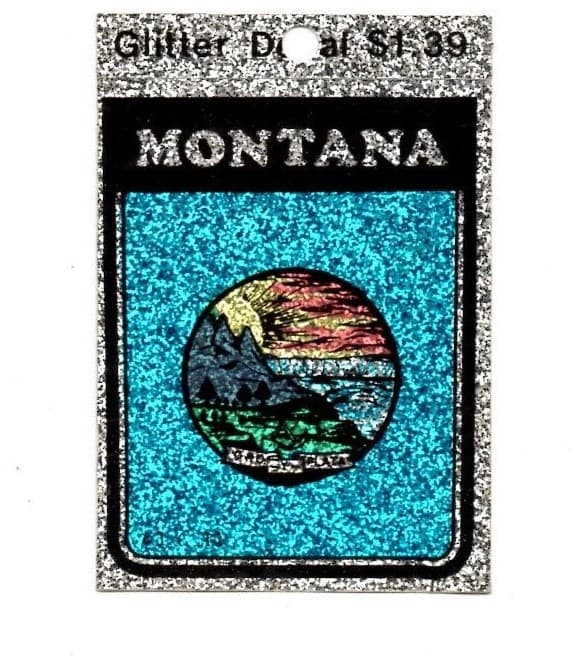 Lot of 12 Montana Glitter Decals Stickers - NOS - Free Shipping!