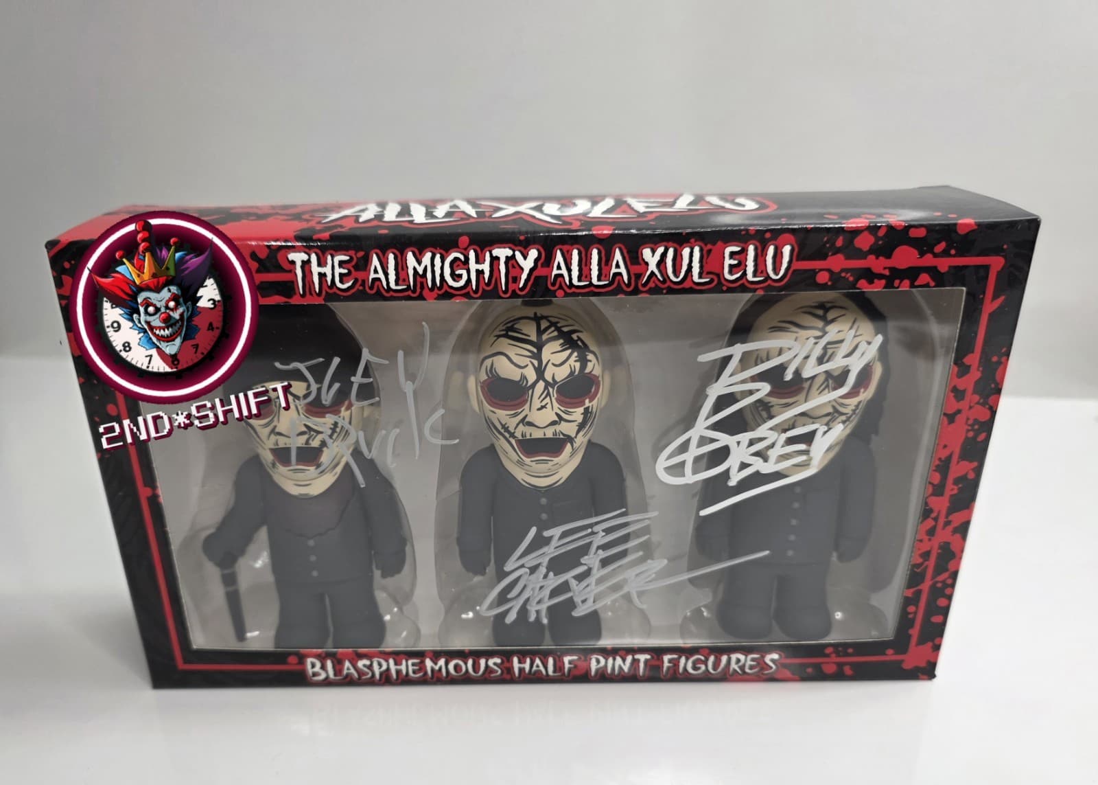 Alla Xul Elu A.X.E Knuckle Headz Figures NEW SIGNED Twiztid Juggalo Lle