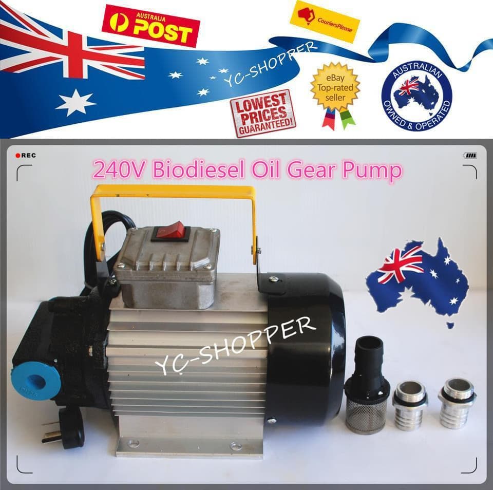 Heavy Duty 240V Diesel Biodiesel Oil Fuel Gear Transfer Pump
