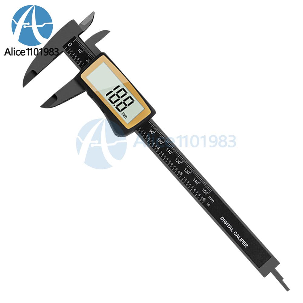 6"0-150mm Digital Caliper Micrometer LCD Gauge Vernier Electronic Measuring Tool