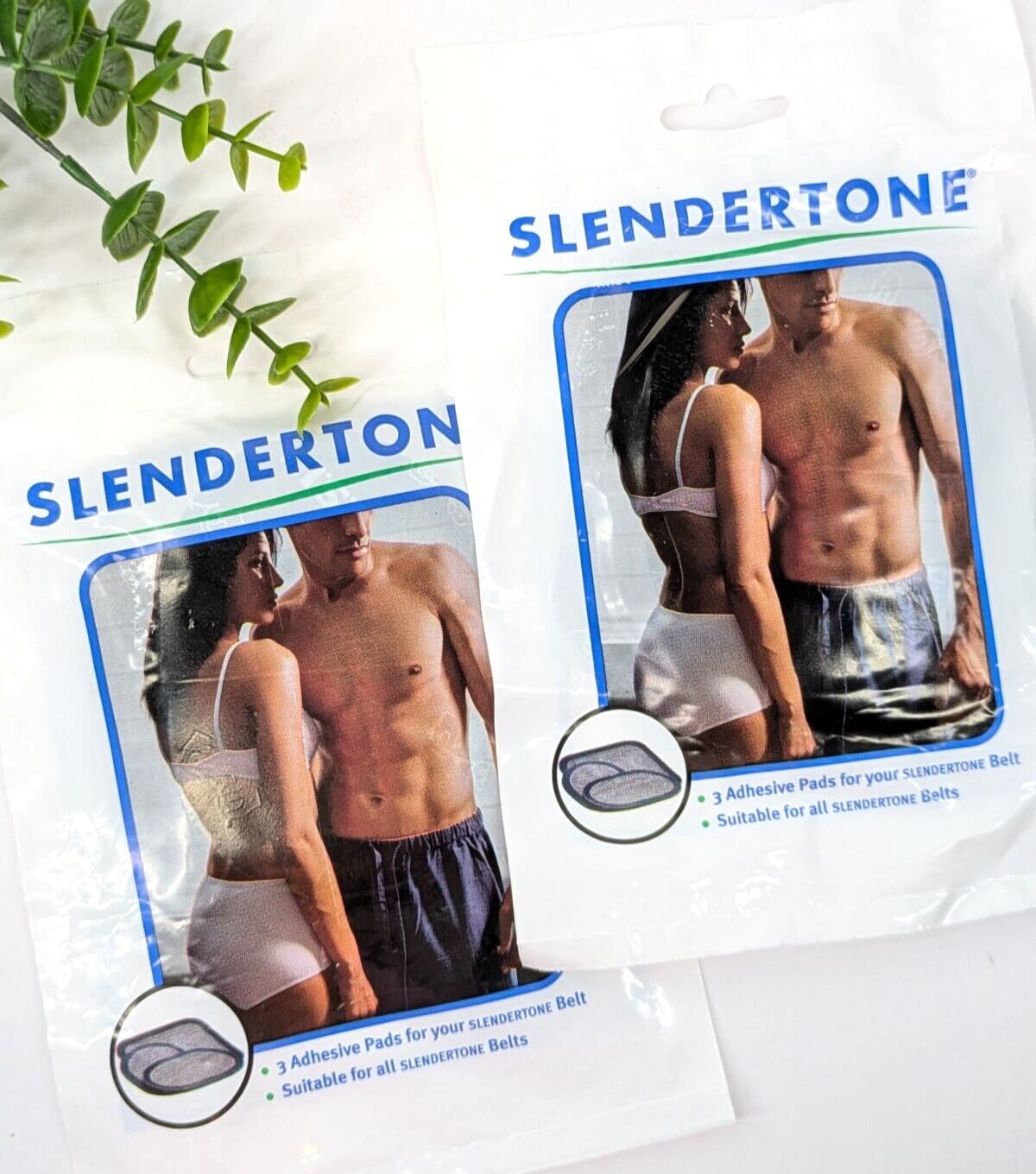 LOT 2!🚨Slendertone Replacement Abdominal Toning Pads 6 TOTAL Adhesive for Belt