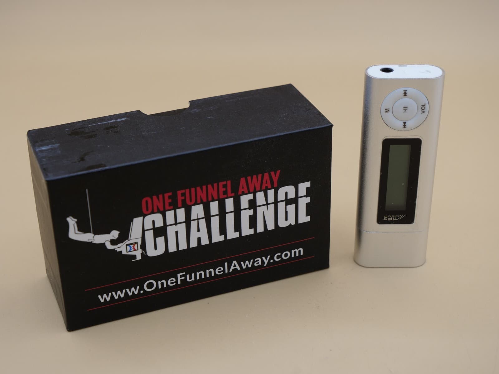 One funnel away challenge MP3 player only With Box