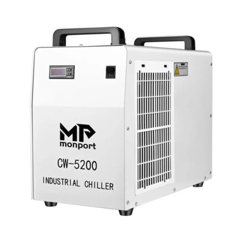 Monport CW5200 Industrial Water Chiller f 60/80W 100/130/150W CO2 Laser Engraver