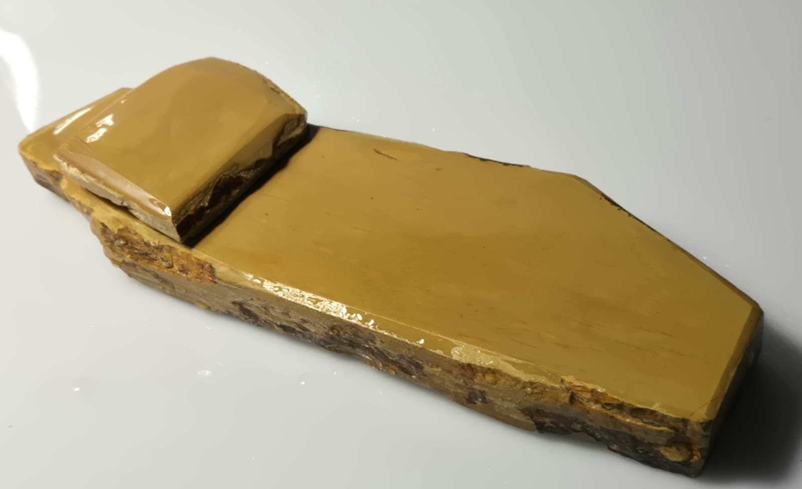 Japanese Natural Whetstone (JNAT) Aiwadani Kiita Awasedo With Tomo Nagura