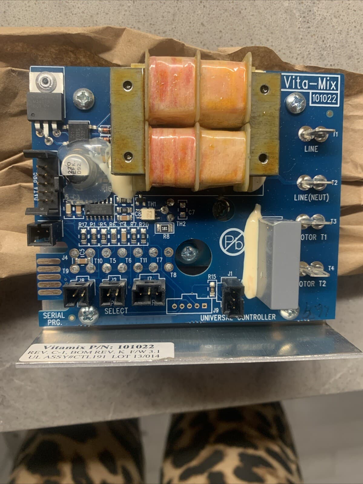 Vita-Mix 101022 Control Board 015730, Universal For Vitamix 062824 & 062825