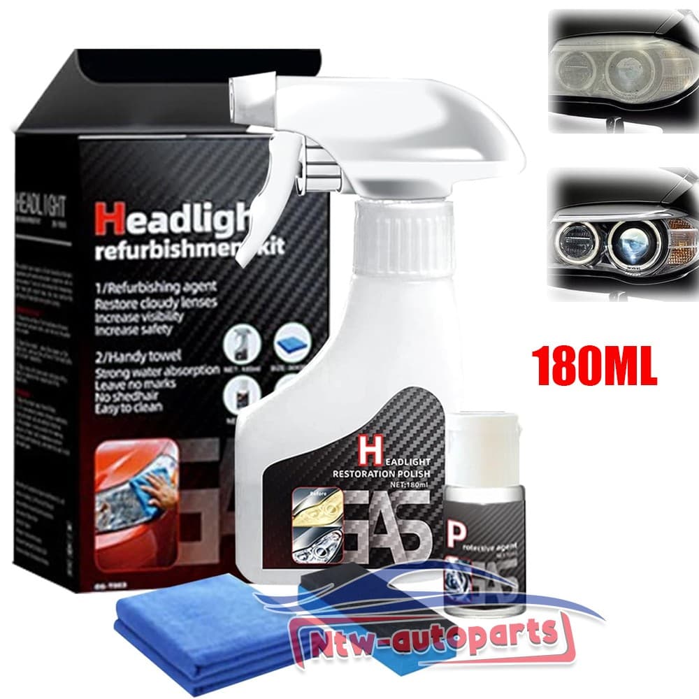 Kit de restauración de faros de coche Pulido de faros de carros autos Reparar