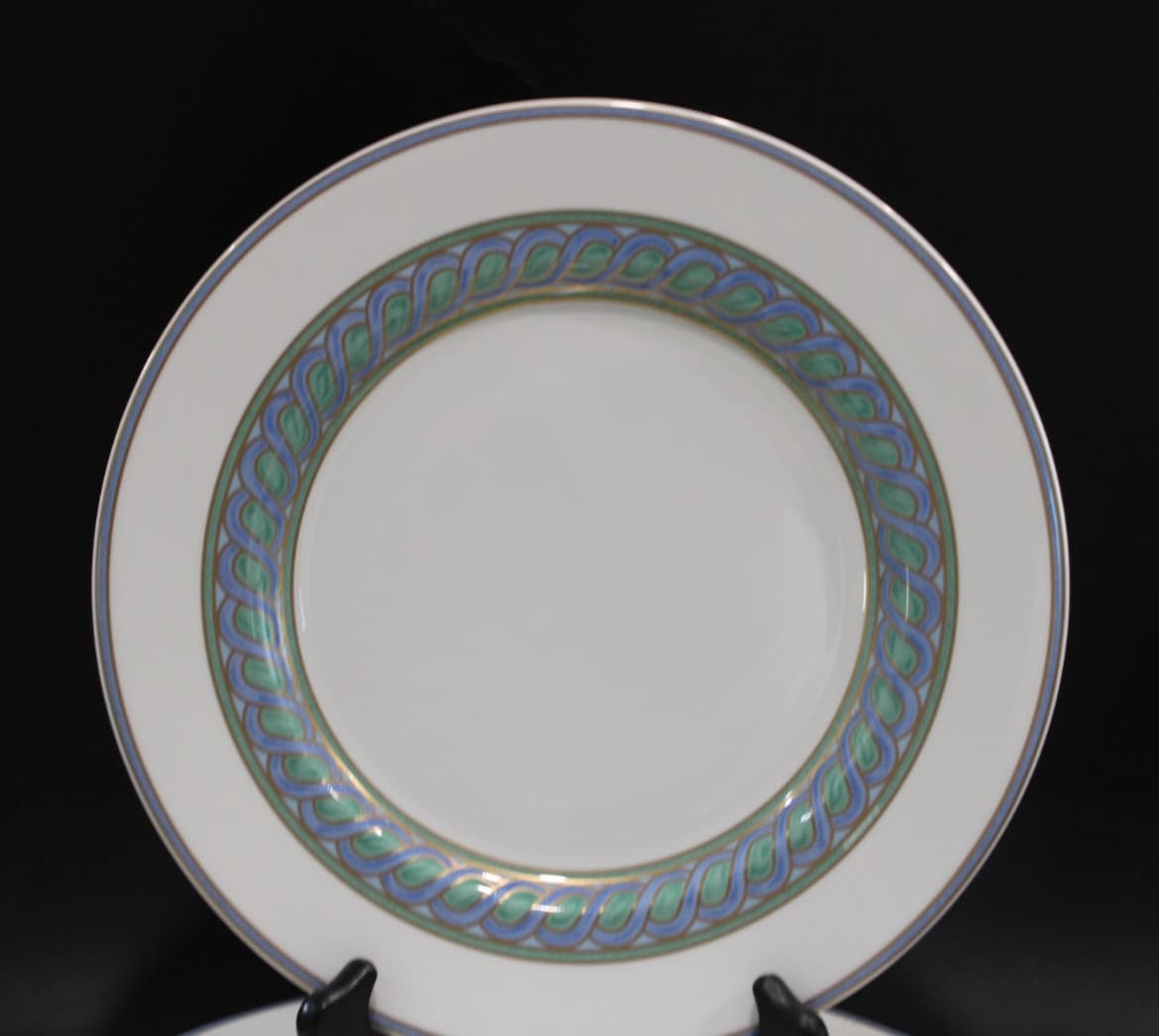 Christofle Torsade 6 Dinner Plates 10 5/8"