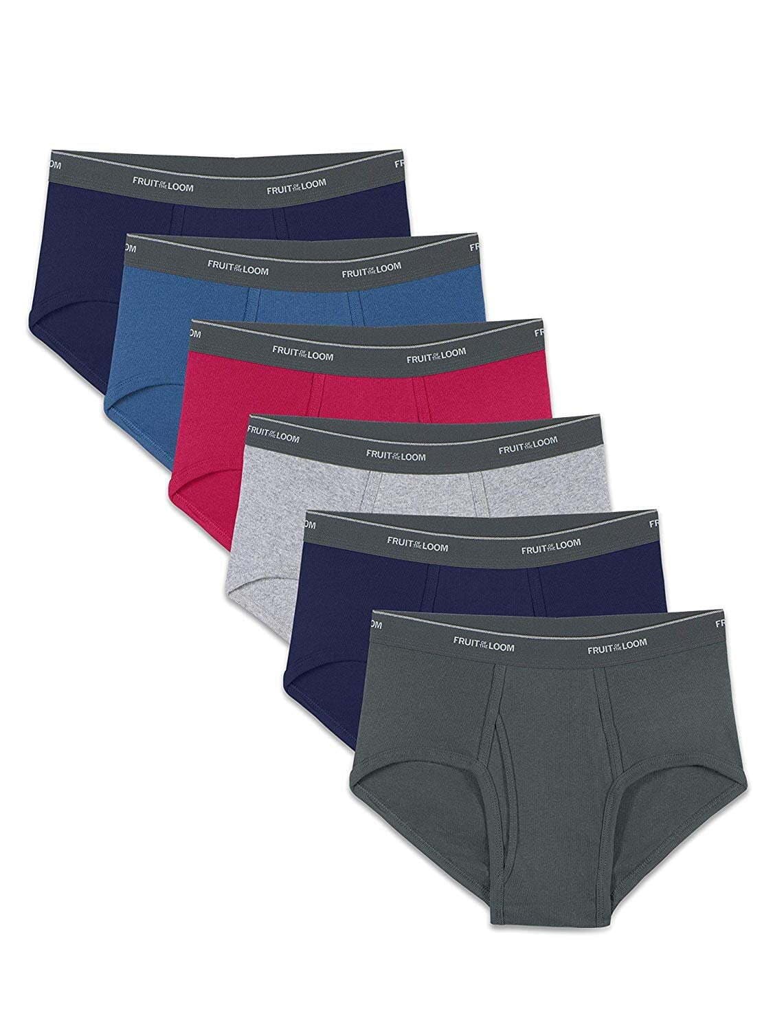 Fruit of the Loom Men's Assorted Fashion Mid-rise Briefs