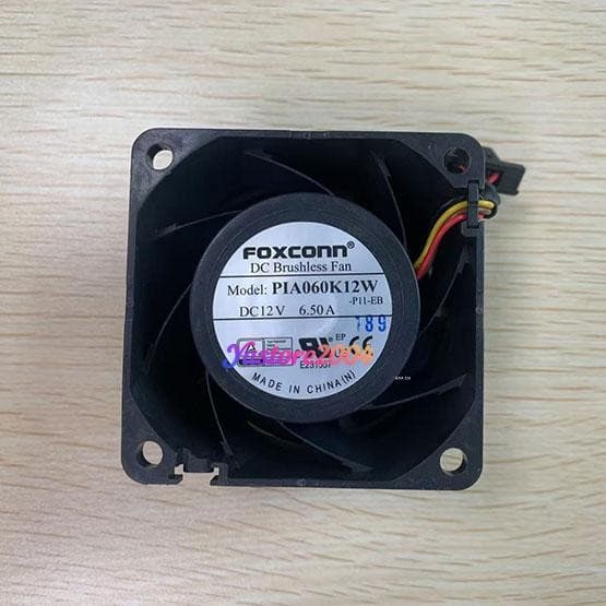 1 Pc. New Foxconn PIA060K12W High Power Server Fan K63955-001 12V 6.5A