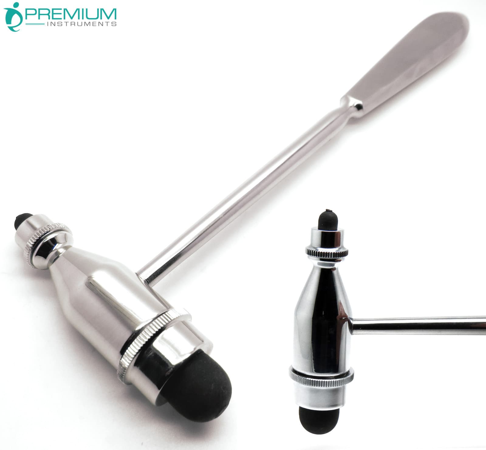 Diagnostic Troemner Hammer 9.75" Percussion Reflex Rubber Small & Large Heads