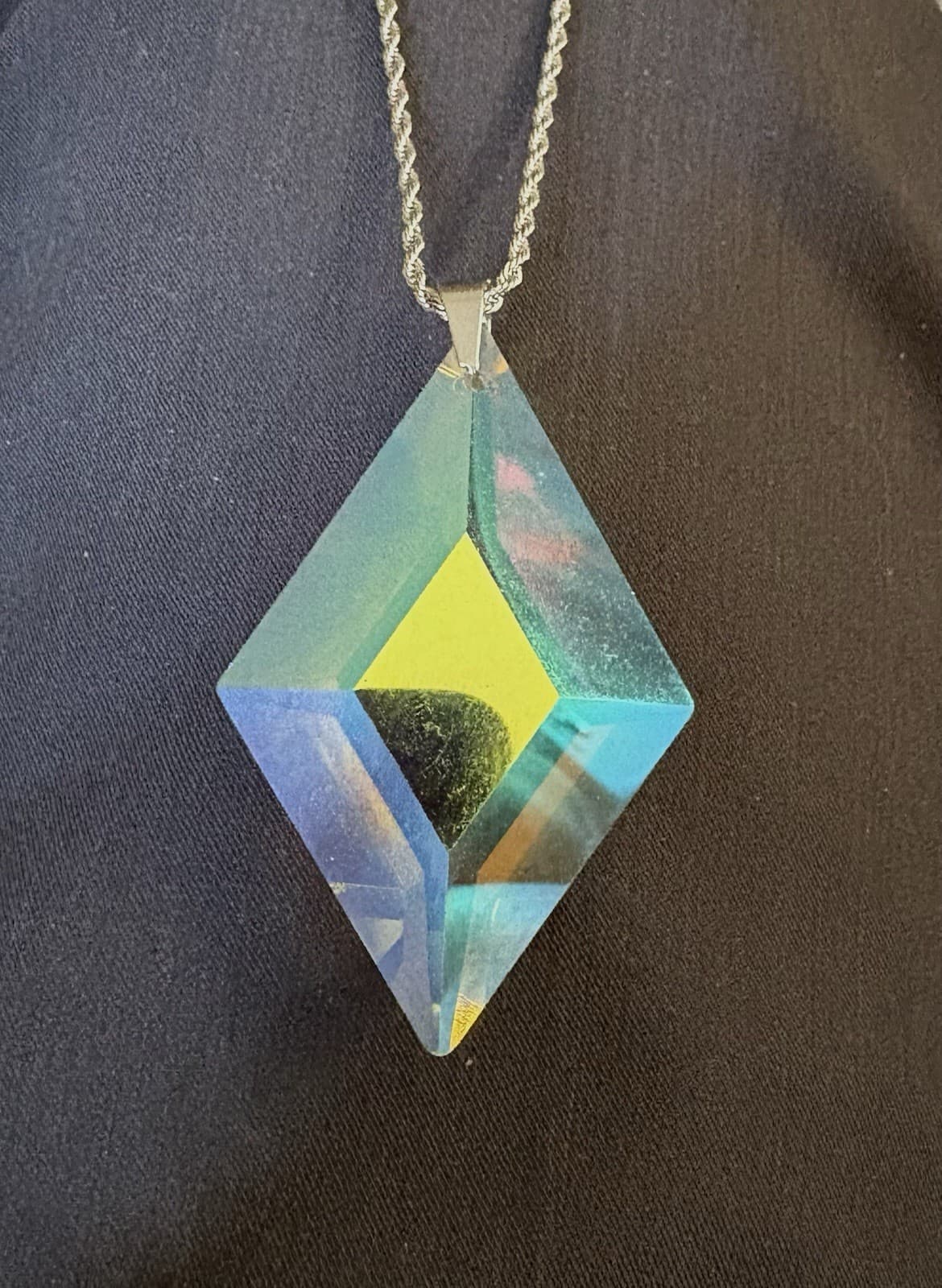 Stunning Crystal Pendant Charged With Tachyon And Energy From Kryon.