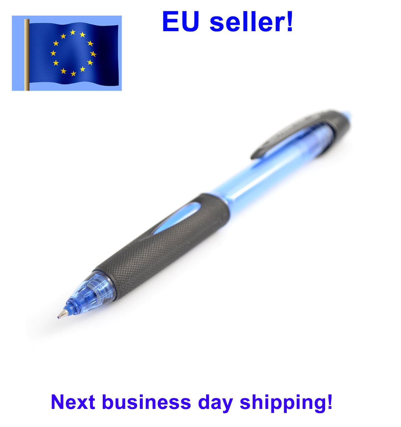 All-weather outdoor pen. Mitsubishi Uni SN-227 Power Tank. Geocaching ballpen