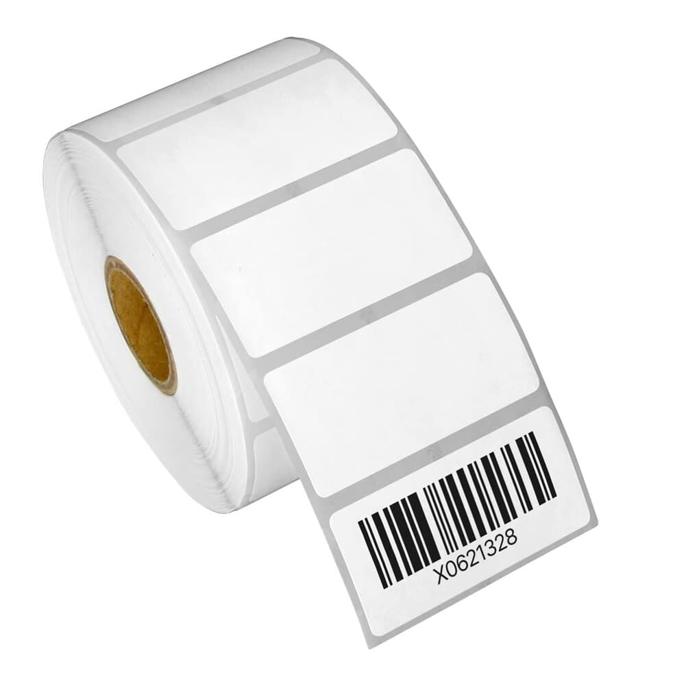 2"x1" Direct Thermal UPC Barcode FBA Labels 1300/Roll for Zebra & Rollo Printers