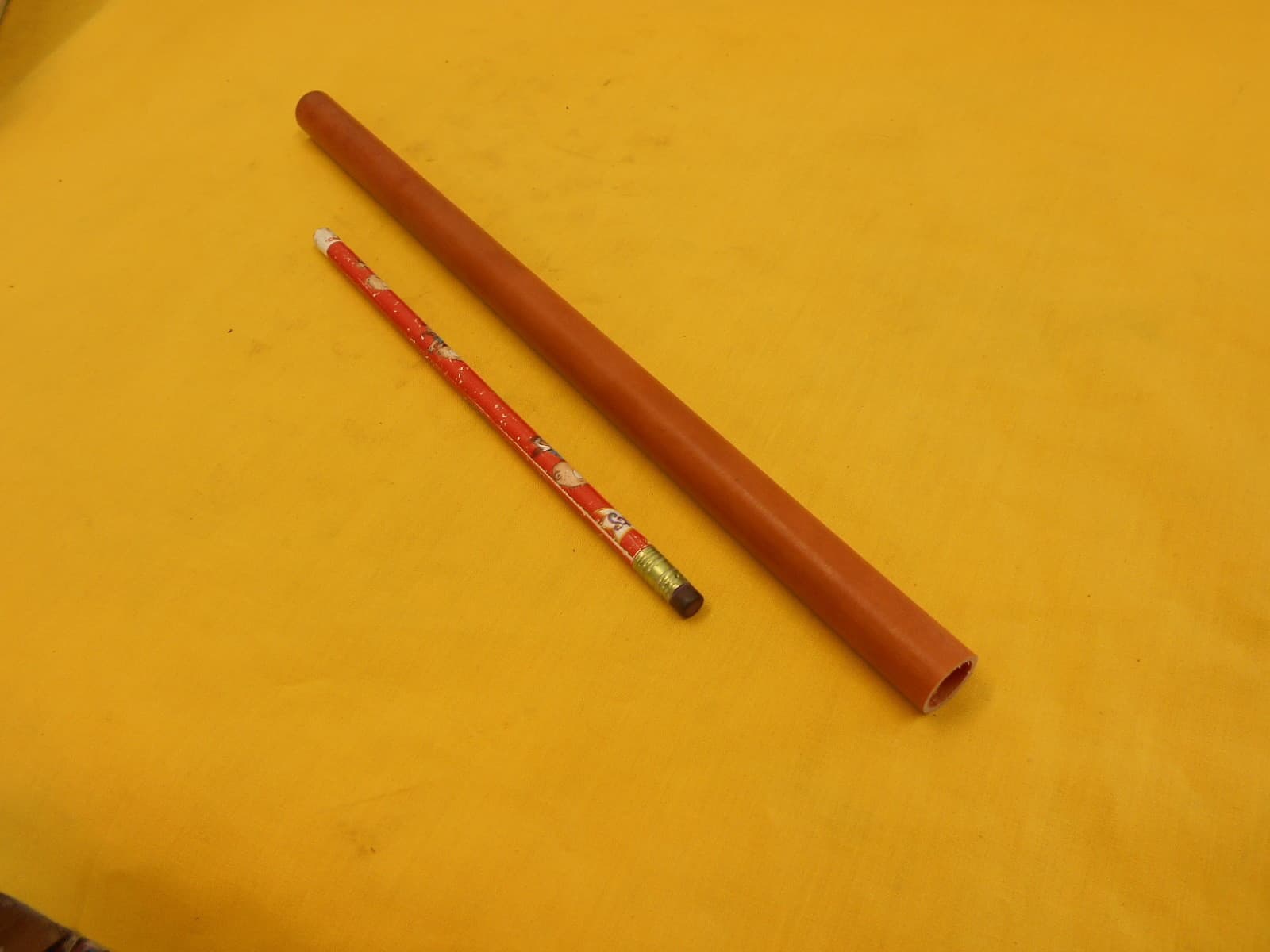 PHENOLIC BUSHING STOCK machine shop bearing material 5/8" OD x 1/2" ID x 12" OAL