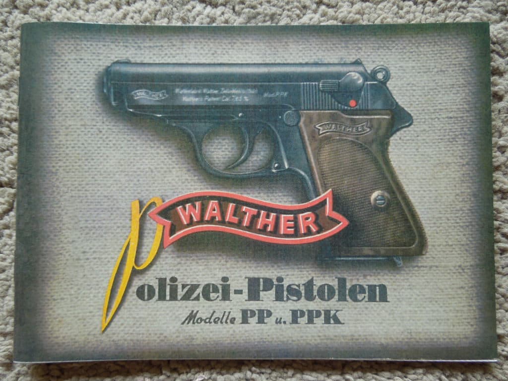 German Walther Automatic Pistol Manual Police PP And PPK 1937 EnglishTranslation