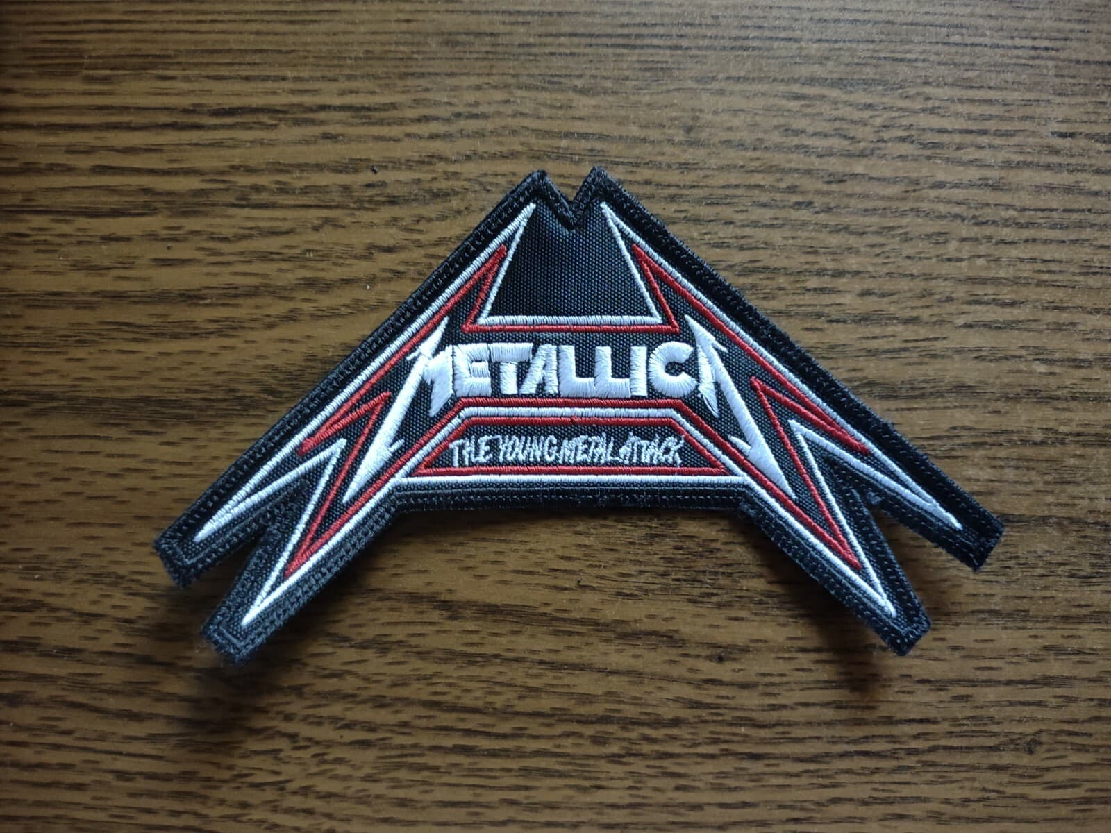 METALLICA,THE YOUNG METAL ATTACK,SEW ON EMBROIDERED PATCH