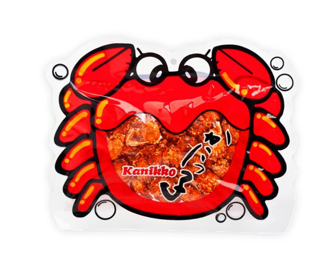 UMAYA Okabe Kanikko - Crunchy Japanese Baby Crabs Snack, Sweet & Savory - 2.3 oz
