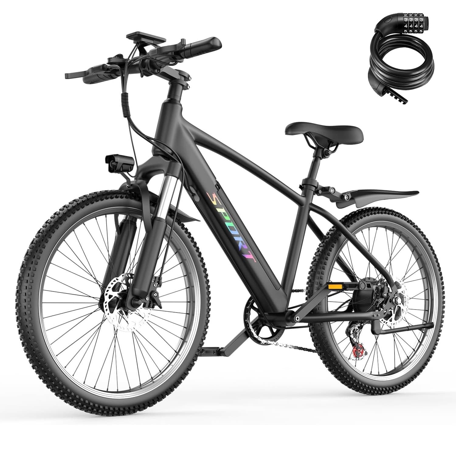 Electric Mountain Bike Peak 1500W 48V 26" City Bike 65 Miles EBikes Adults Teens