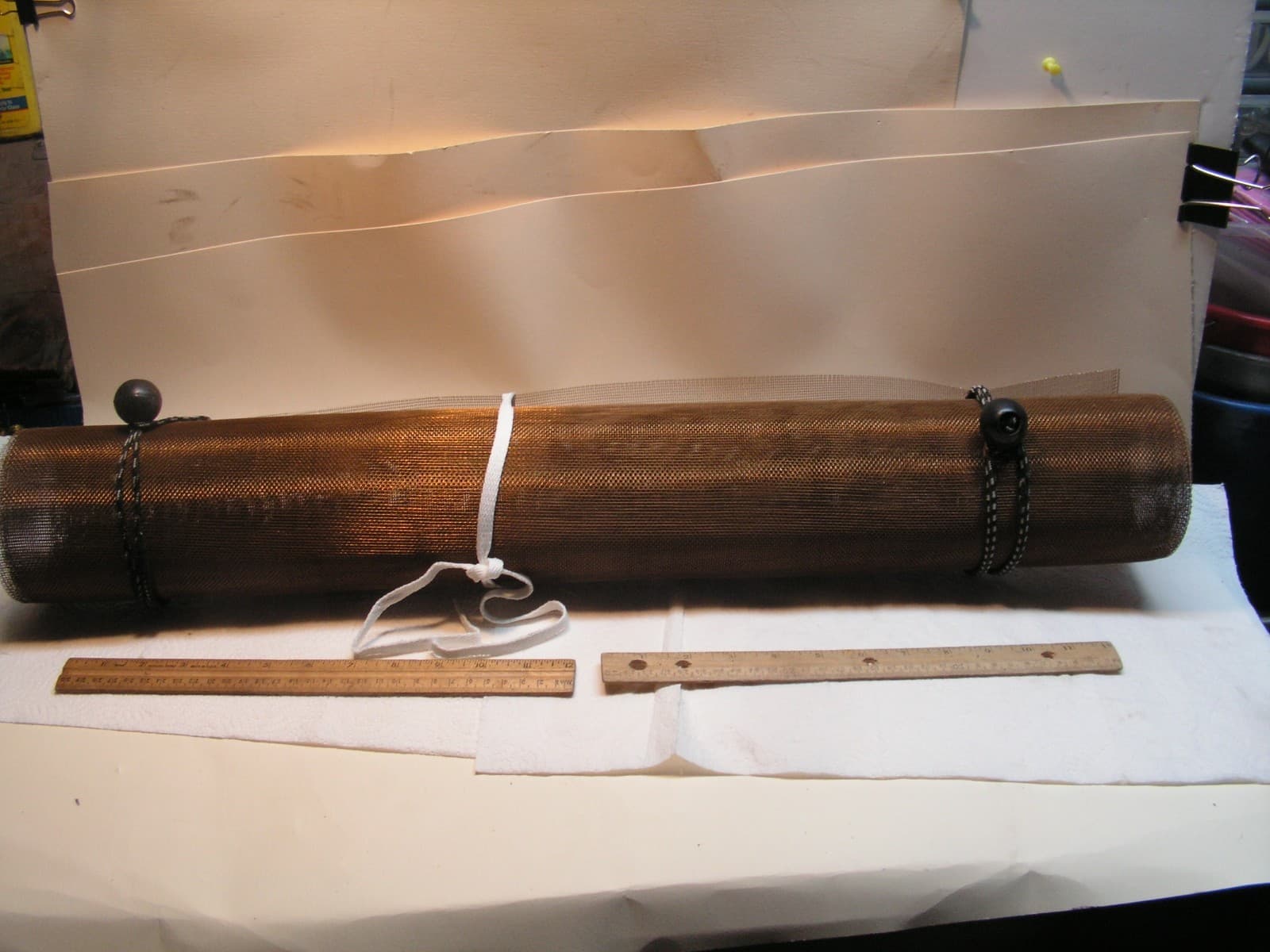 Mesh Brass Woven Wire Mesh/Screen 6-foot 3 inches x 28 inches Wide 14 x 16 Mesh