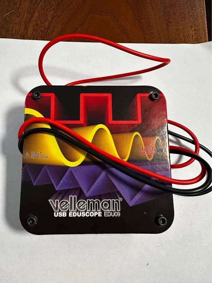 Velleman EDU09 EDUCATIONAL PC OSCILLOSCOPE Kit Fully Assembled and Working