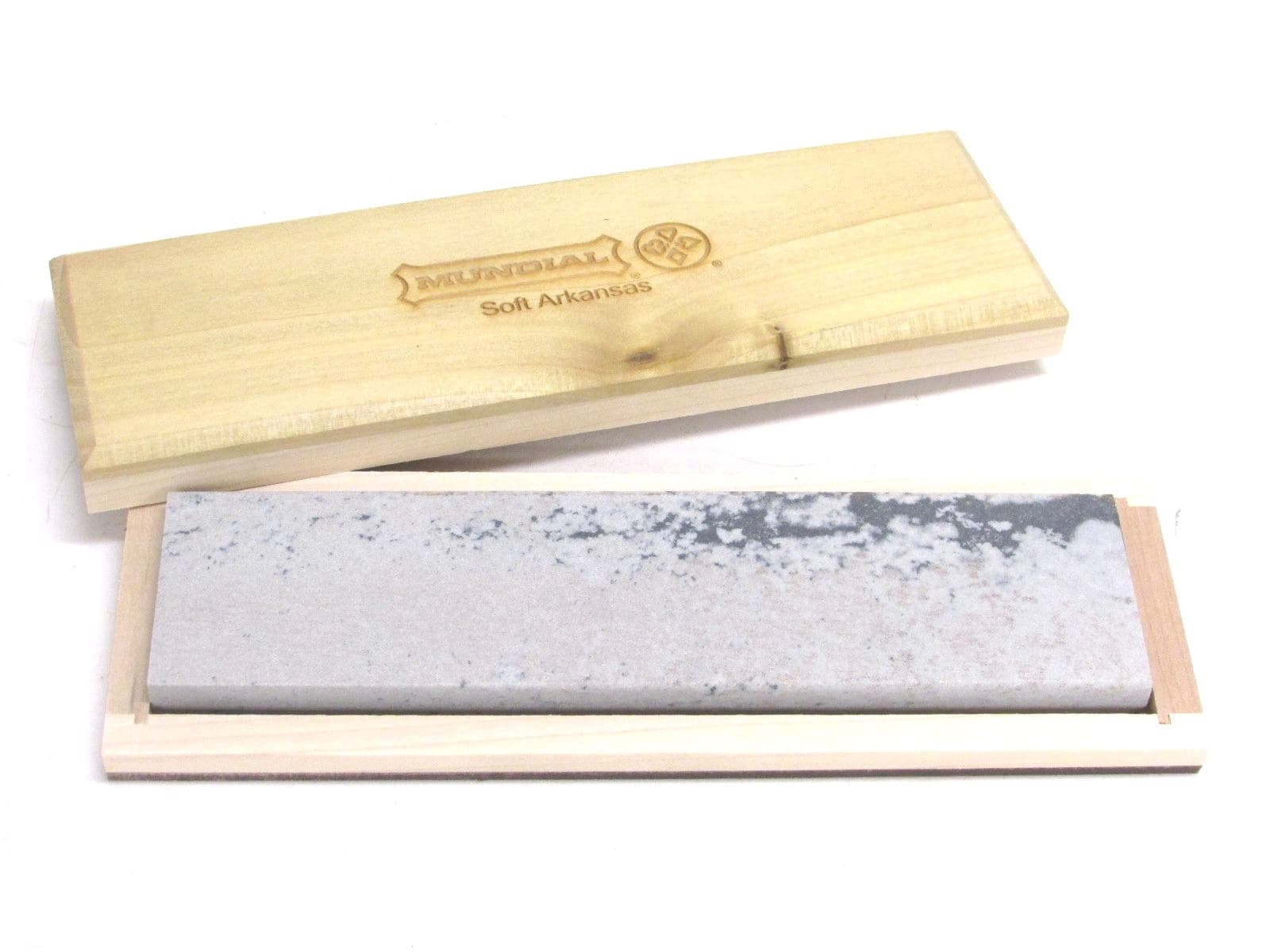 NEW! MUNDIAL SOFT (MEDIUM) ARKANSAS 8" x 2" x 1/2" SHARPENING STONE 30468