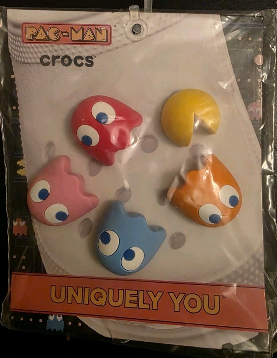 Uniquely You Crocs Jibbitz Charms Pac-Man 5 Pack