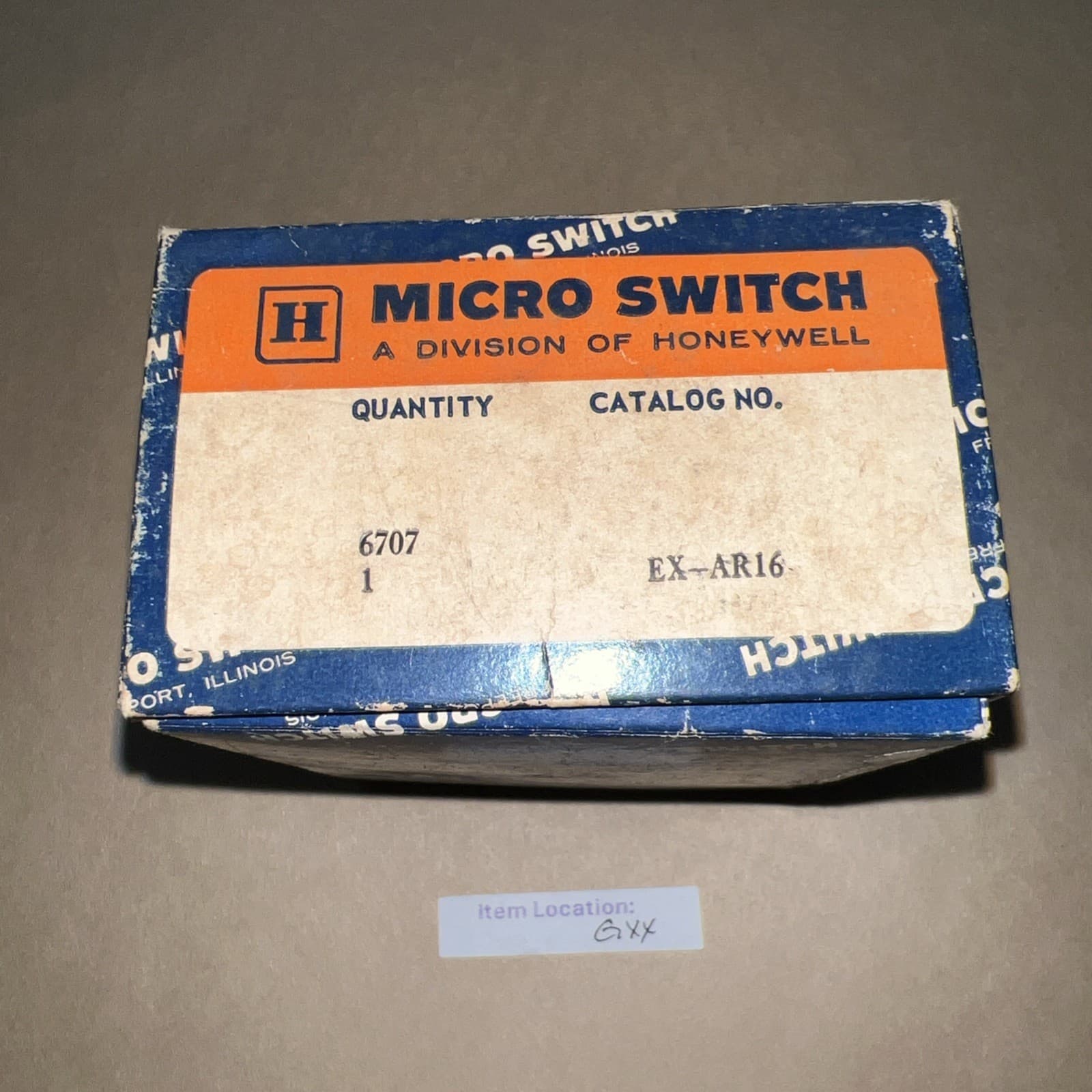 HONEYWELL EX-AR16/EXAR16 EXPLOSION PROOF MICRO LIMIT SWITCH