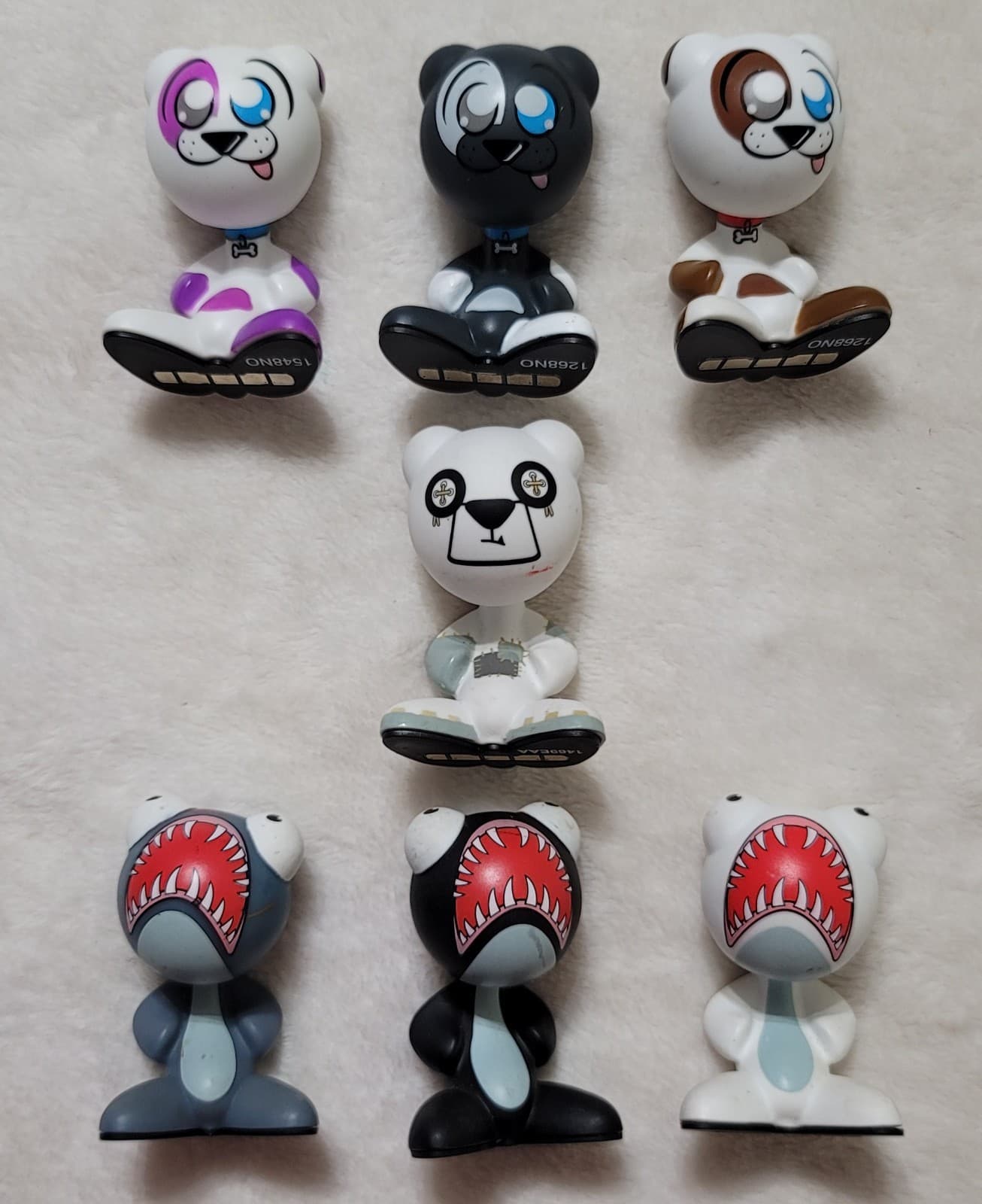 UB Funkeys Three Waggs - Very Rare Color and others - Lot of 7