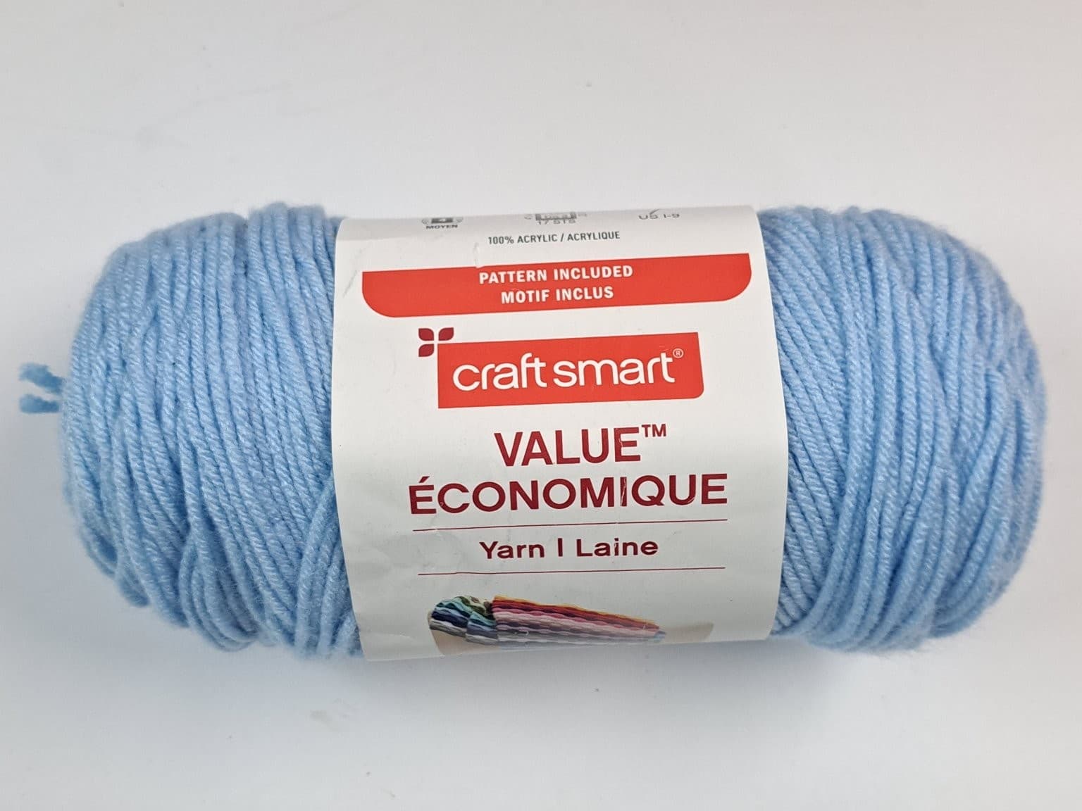 Craft Smart Value Crochet Thread 100% Acrylic Light Blue VS105 354 yd Ball