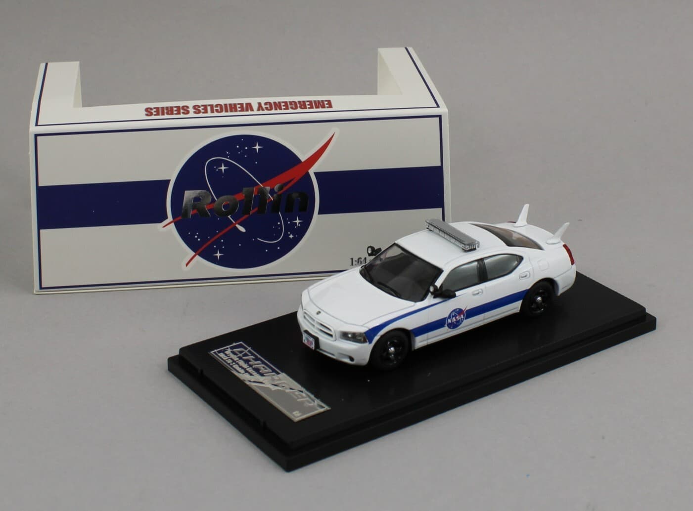 1:64 *ROLLIN DIECAST* NASA Dryden Flight Center DODGE CHARGR NIB!