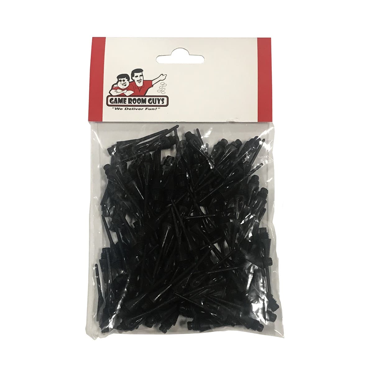 Dart Tips - Soft - Black - 1/4" - Set of 100