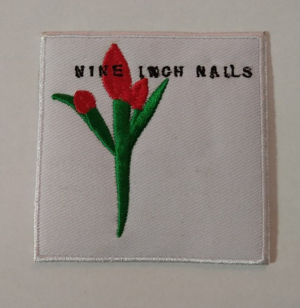 NIN INCH NAIL Tulip Flower Feltie Embroidery Hook/Loop Tactical Est. 4"