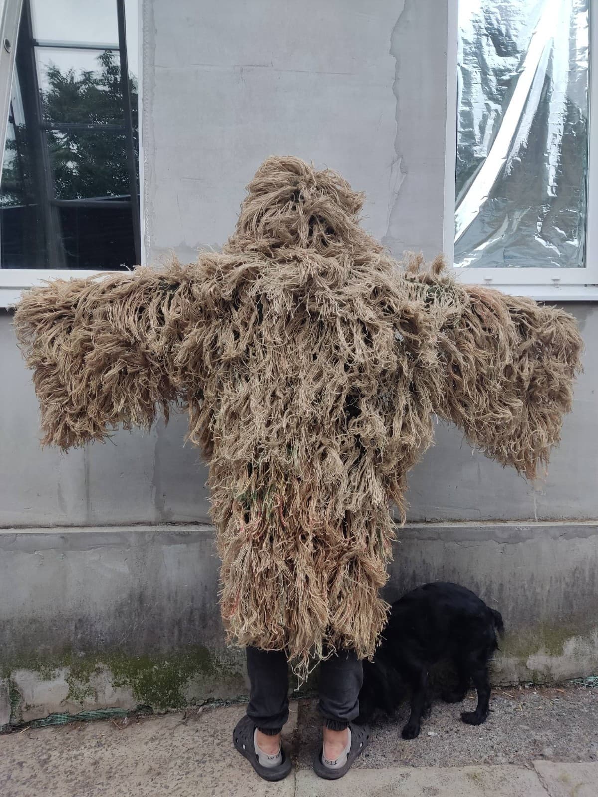 Kikimora camouflage poncho 2025 handmade