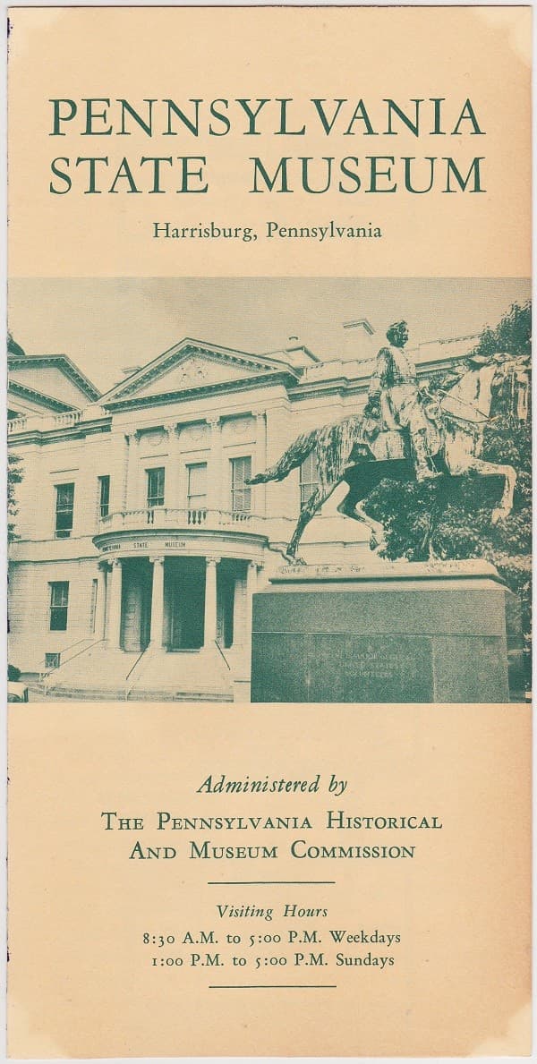 1950's Pennsylvania State Museum Promotional Brochure