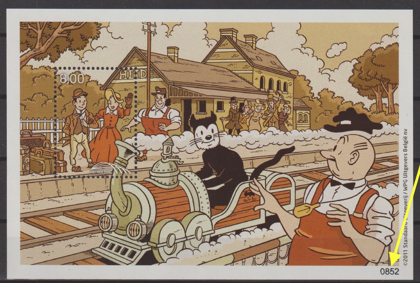 Belgium - Railway - 2011 - COB TRVBL20A** - Numbered - MNH -