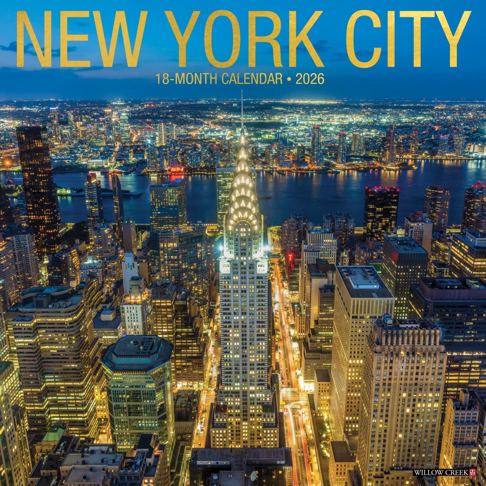 New York City 2026 12" x 12" Wall Calendar (free shipping)