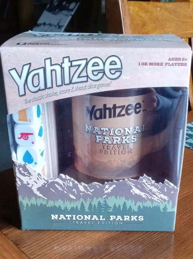 YAHTZEE National Parks Travel Edition 2020 Dice Game- BRAND NEW SEALED - ENJOY!