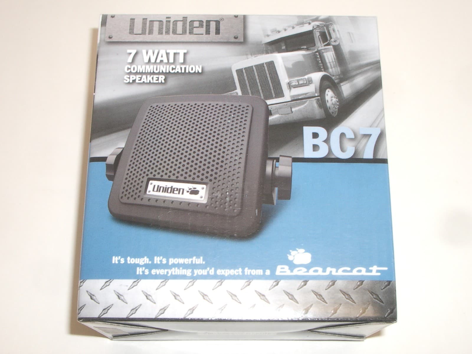 UNIDEN BEARCAT BC7 7W CB HAM SCANNER RADIO EXTERNAL COMMUNICATIONS SPEAKER