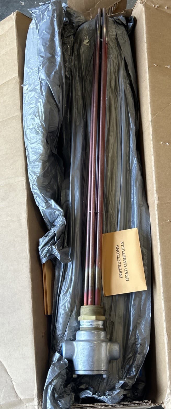 INDEECO Immersion Water Heater 16000 watts 480 volt 3 Phase 7131A7X1213U