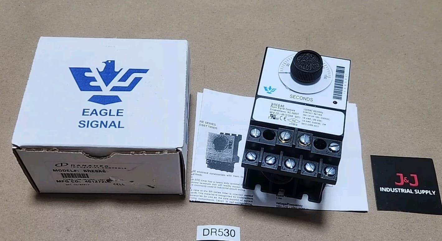 Eagle Signal BRE6A6 Electriconic Reset Timer 120VAC