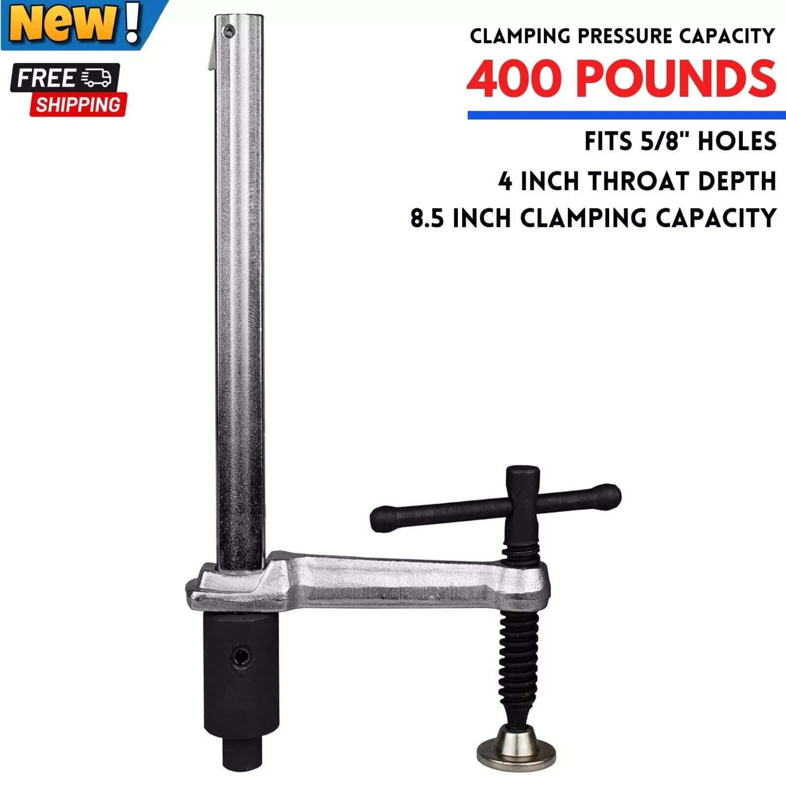 Workbench Surface Hold Down Clamp for 5/8" Dog Hole Metal Welding Fixture Table